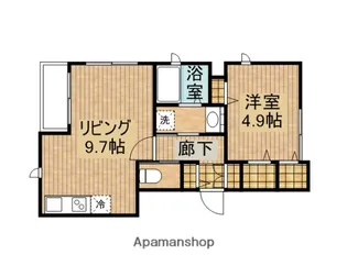 アスティオス【1階】の間取り