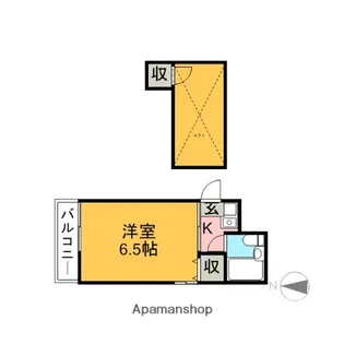パールハイツ【1階】の間取り