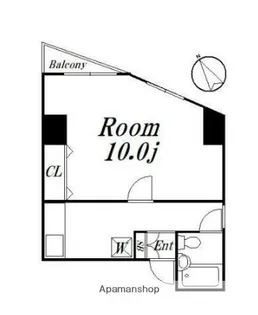 ベルメゾン西荻【4階】の間取り