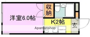 メゾンドセリシア【2階】の間取り