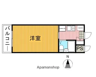ウッドクレスト砧D棟【2階】の間取り