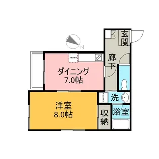 ハイリードセイフウ【5階】の間取り