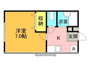 ビィラ ミモザ【2階】の間取り