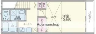 東京都世田谷区太子堂3丁目【アパート】の間取り
