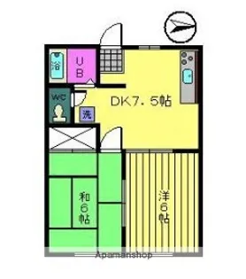 ハウスK【2階】の間取り