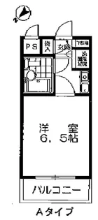 サンパレス松庵【402号室】の間取り