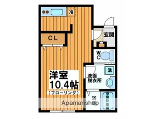 シプレ永福【1階】の間取り