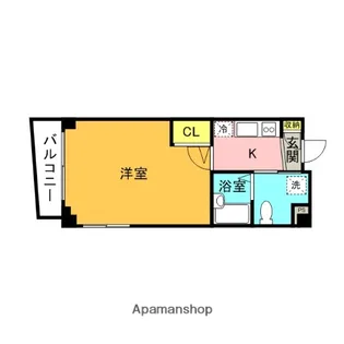 エルミタージュ南阿佐ヶ谷弐番館【3階】の間取り