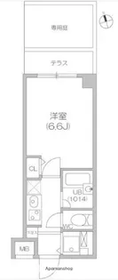 ガーラプレイス八幡山壱番館【1階】の間取り