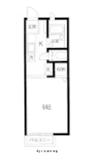 ウィスタリア【2階】の間取り