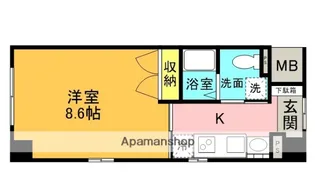 テラスジョージタウン【1階】の間取り