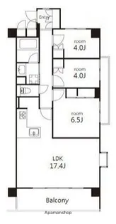 オーパスレジデンス吉祥寺【3階】の間取り