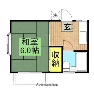 ディアハイム宮前【2階】の間取り