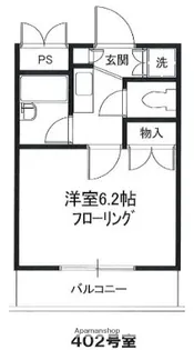 パストラルマンションMⅢ【4階】の間取り