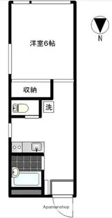 東京都世田谷区三軒茶屋2丁目【アパート】の間取り