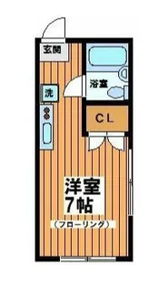 第2香川ハイツ【1階】の間取り