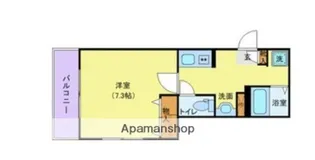 クレール幡ヶ谷【1階】の間取り