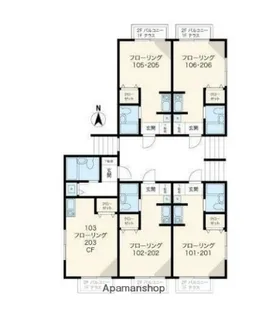 TCRE下井草【2階】の間取り