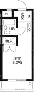 ラピュタ浜田山【1階】の間取り