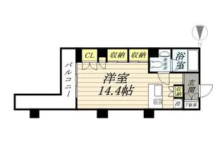カスタリア目黒鷹番【5階】の間取り
