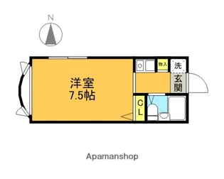 プレリュード狛江【1階】の間取り