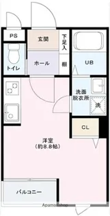 東京都渋谷区本町6丁目【マンション】の間取り