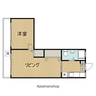 第1都マンション【3階】の間取り