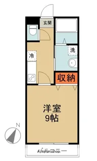 パレスジョージタウン【3階】の間取り