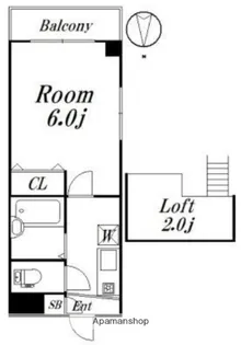 カーサ・フェリーチェ【5階】の間取り