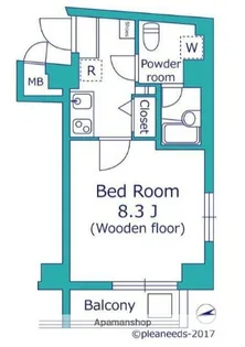 シンシティ上北沢ジーベック【4階】の間取り