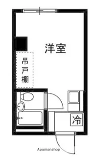 荻野ハイツ【4階】の間取り