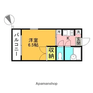 ピア・リヴィエール【203号室】の間取り