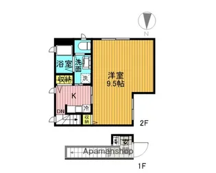 コルティーレ荻窪【2階】の間取り
