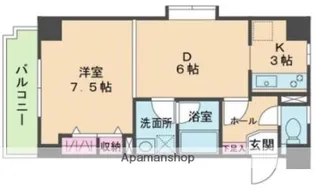 サンアーバン目黒【8階】の間取り