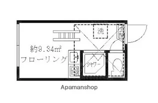 フェリスリオン【1階】の間取り