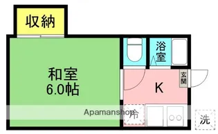 メゾン祖師谷Ⅱ【1階】の間取り