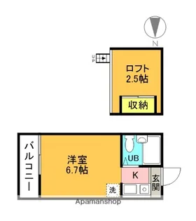 サットンプレイス荻窪【2階】の間取り