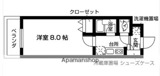 エムエムエスウエスト【1階】の間取り
