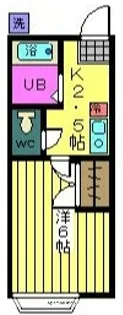 ハイツオーキッド【1階】の間取り