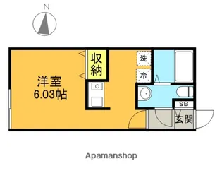 ZESTY豪徳寺【4階】の間取り