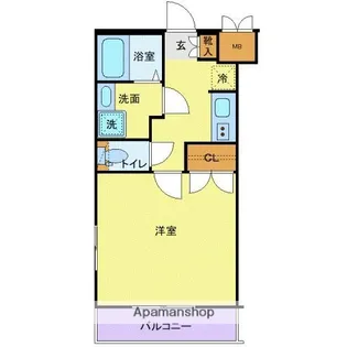 ラグジュアリーアパートメント砧【4階】の間取り