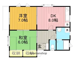 ガーデンハイム【1階】の間取り