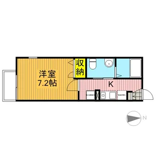 レスコ桜丘【2階】の間取り