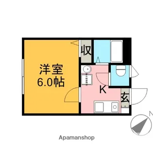フローレ西荻【1階】の間取り