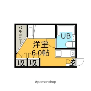 コーラルパレス【2階】の間取り