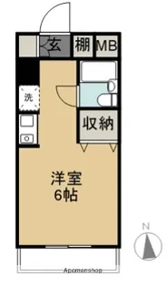 エスタ梅ヶ丘【2階】の間取り