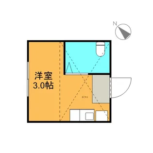 ヴィラ世田谷【1階】の間取り