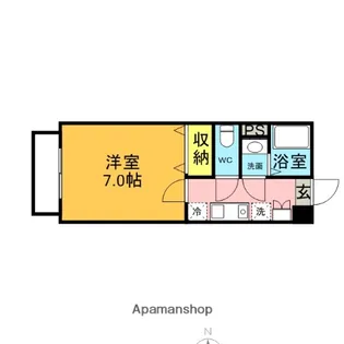 プルメリア【1階】の間取り