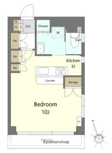 ロックシャイン【1階】の間取り