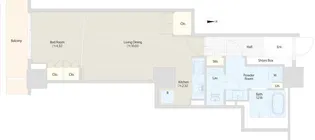 恵比寿ガーデンテラス弐番館【5階】の間取り